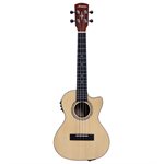 ALVAREZ RU26TCE TENOR UKULELE ACOUSTIC ELECTRIC W/CUTAWAY, NATURAL SATIN FINISH