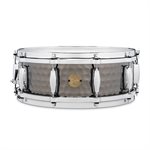 GRETSCH 5X14 HAMMERED BLACK STEEL SNARE DRUM S1-0514-BSH