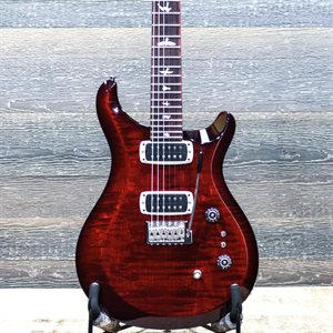 PRS S2 CUSTOM 24-08 FLAMED MAPLE TOP FIRE RED BURST EL. GUITAR AVEC ÉTUI SOUPLE #S2076737