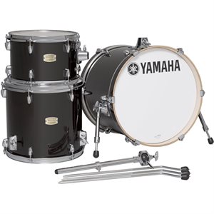 YAMAHA STAGE CUSTOM BOP 3 MORCEAUX SHELL PACK - 18BD, 14FT, 12T, RAVEN BLACK