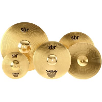 SABIAN SBR5003G PACK SBR PROMO PACK 4-PIECE PERFORMANCE SET WITH FREE 10" SPLASH