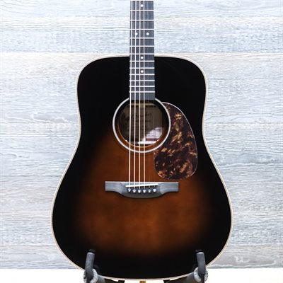 BOUCHER SG-52-B STUDIO GOOSE SERIES TOBACCO BURST TOP ACOUSTIC GUITAR W/CASE