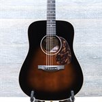 BOUCHER SG-52-B STUDIO GOOSE SERIES TOBACCO BURST TOP GUITARE ACOUSTIQUE AVEC ÉTUI