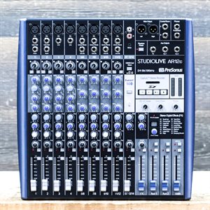 PRESONUS STUDIOLIVE AR12C ANALOG MIXER 14X4 USB AUDIO RECORDING INTERFACE AVEC BOITE
