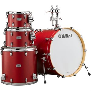 YAMAHA TOUR CUSTOM 4 MORCEAUX SHELL PACK W/HW780 CANDY APPLE SATIN TMP047-CAS