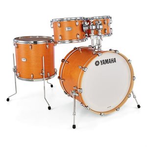 YAMAHA TMP2F4-CRS TOUR CUSTOM 4 MORCEAUX SHELL PACK CARAMEL SATIN (2216BD, 1007T, 1208T, 1615FT)