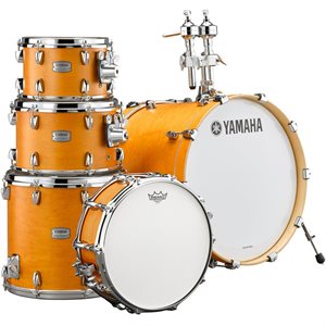YAMAHA TOUR CUSTOM 5 MORCEAUX SHELL PACK W/HW780 CARAMEL SATIN TMP2F57-CRS