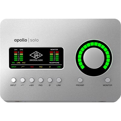 UNIVERSAL AUDIO APOLLO SOLO HERITAGE EDITION THUNDERBOLT UNIVERSAL AUDIO APOLLO SOLO HERITAGE EDITION THUNDERBOLT