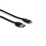 HOSA USB-306CA SUPERSPEED USB 3.0 CABLE TYPE A TO TYPE C, 6-FOOT