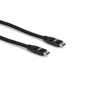 HOSA USB-306CC SUPERSPEED USB 3.1 (GEN2) CABLE TYPE C TO SAME, 6-FOOT