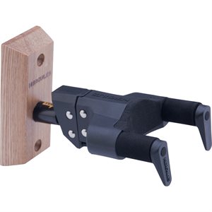 HERCULES USP10WB UKULELE AUTO GRIP SYSTEM (AGS) FOLK INSTRUMENT HANGER, WOOD BASE