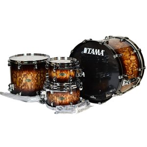 TAMA STARCLASSIC WALNUT/BIRCH LCQ 4 MORCEAUX SHELL PACK COLOR MBR WBS42S-MBR 22-10-12-16