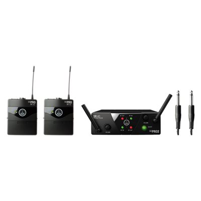 AKG WMS40MINI2INSTRAC WIRELESS MIC SYSTEM WMS40MINI2-INSTR-US25AC