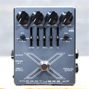 DARKGLASS ELECTRONICS MICROTUBES X7 GRAPHIC EQ BASS DRIVE/PREAMP PÉDALE D'EFFET DE BASSE AVEC BOÎTE