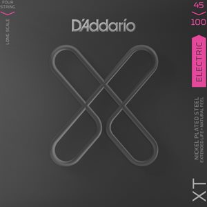 D'ADDARIO XTB45100 XT BASS NICKEL PLATED STEEL, REGULAR LIGHT, LONG SCALE, 45-100