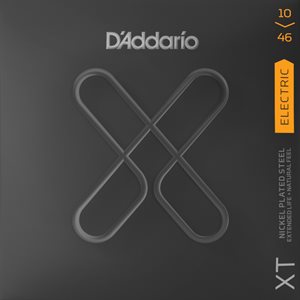 D'ADDARIO XTE1046 XT ELECTRIC NICKEL PLATED STEEL, REGULAR LIGHT, 10-46