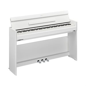 YAMAHA YDP-S55 SLIM SIZE, 88-KEY MODEL OF THE ARIUS DIGITAL PIANO FEATURING WEIGHTED KEYBOARD, WHITE