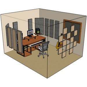 PRIMACOUSTIC LONDON 12 ROOM KIT BLACK Z900 0120 00